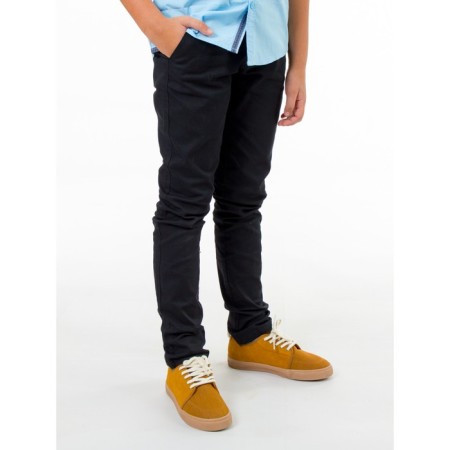 Pants for ISee boys, height 134-140 cm, black color-1