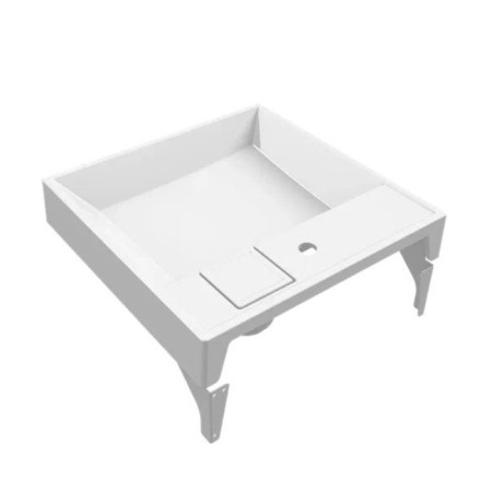 Sink over the washing machine Uperwood NAOMI, 60x60 cm, white-3
