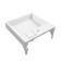 Sink over the washing machine Uperwood NAOMI, 60x60 cm, white