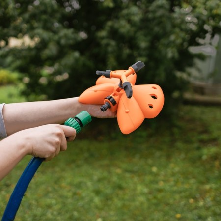 3-fly spray, under the connector, plastic, "butterfly", Greengo-14