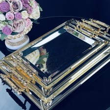 Lenardi tray set, rectangular, 3 pcs