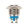 Anti-Vandal button Ø16 b/fix (2C screw) OFF- (ON) convex (A16-A3) rexan