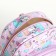 Children's backpack on the zipper "chosen", the color is pink