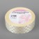 Decorative tape "Squares", 25 mm × 9.1 ± 0.5 m, milk color