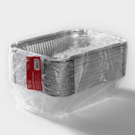 Foil form for baking and baking of the share, 2 l, 25 × 18 × 6.5 cm-6