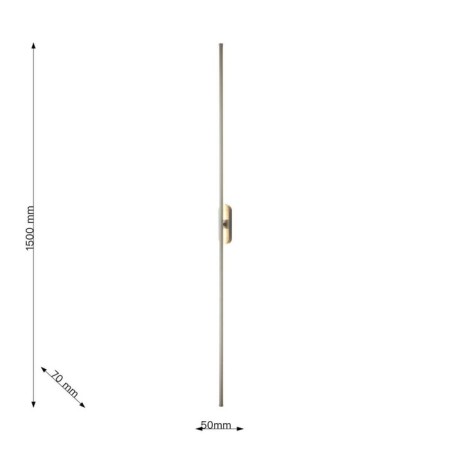 Wall lamp Reed 50 mm, 70 mm, LED 30W-2