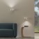 Wall lamp mantra iOS, GU10, 1x12W, 59x59x90 mm, white color