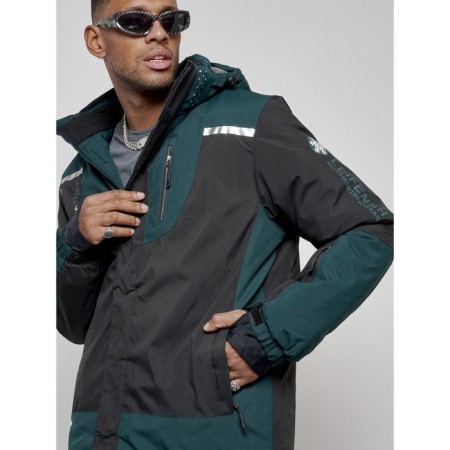Male ski suit, size 48, black color-10