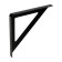 Delta bracket, mod 1, 245x245, 2 pcs, black color