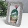 Photo frame plastic 10x15 cm "Belt from rhinestones" silver 17.5x12.5 cm