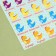 Dinosauricated paper stickers, 10.5 x 18 cm