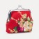 Women's wallet on the farmar, red color