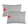 Set of pillowcases "Ethel" Big Love 50x70 cm - 2 pcs, 100% cotton, Poplin