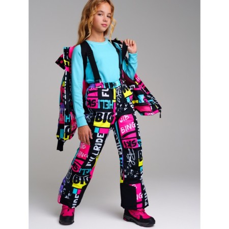 Winter kit for the girl PlayTode: jacket and trousers, height 140 cm-4