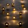 Garland “thread” 2 m dews with nozzles “house”, IP20, silver thread, 20 LED, glow warm white, AAX2
