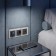 Frame W0032443, 3 Elite sockets, ivori, glass