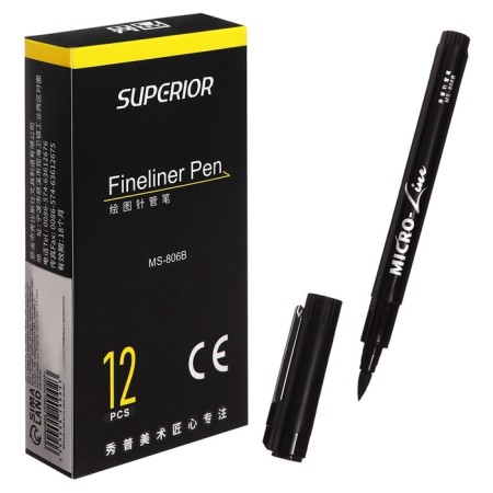 Marker Professional Liner Black, Thin line l-1