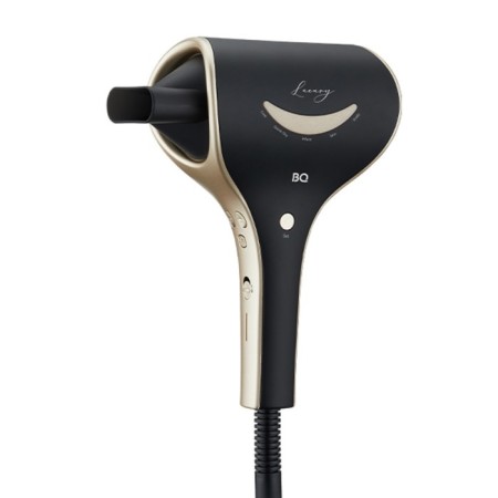 Feng BQ HD1211M, 1800 W, 2 speeds, 3 temperature conditions, black/gold