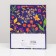 Gift package "Flower pattern on purple" 26 x 32 x 12 cm