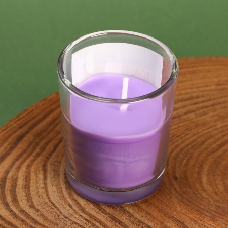 New Year's candle in a glass "Fairytale for the whole head", Lavender's aroma-6