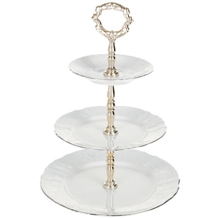 3-tier ebody Bernadotte, decor "Decol, Platinum layering"