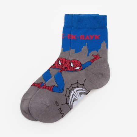 Children's socks "Spider man: night city", 20-22 cm-3