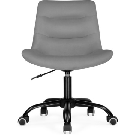 Computer chair Ordi Metal/velor, black/gray 56x65x85 cm-1