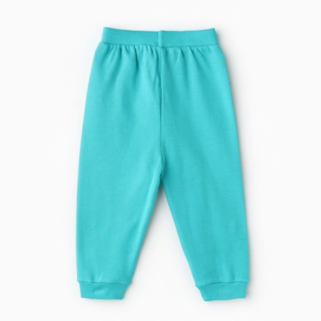 Pants children, turquoise color, height 68 cm-3