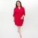 Women's robe, raspberry color, size 44