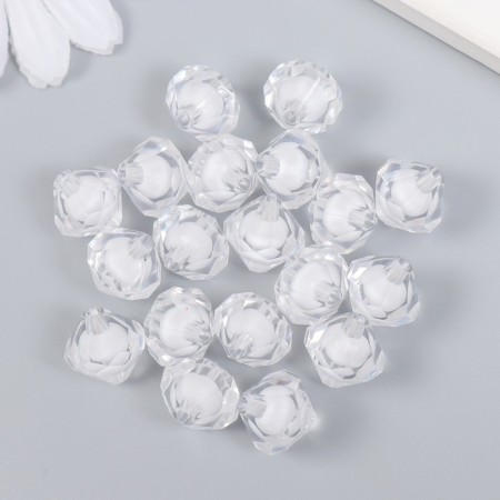 Beads for creativity Plastic "Crystal-Military Core Generation" set of 16 grams 1.2x1.4 cm-1