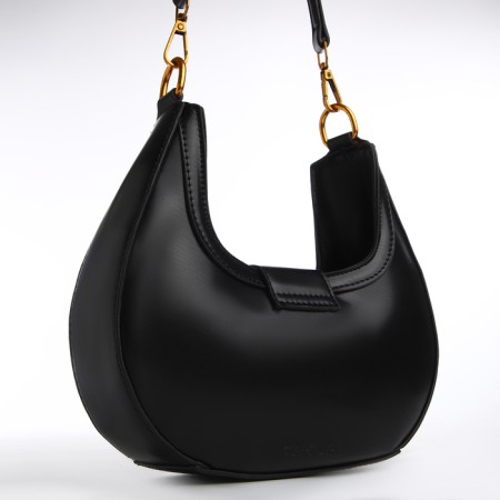 Female bag Textura, small size, black color-2