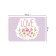 A set of napkins for setting the LOVE table, rectangular, rounded edges, size 30x46 cm, 4 pcs