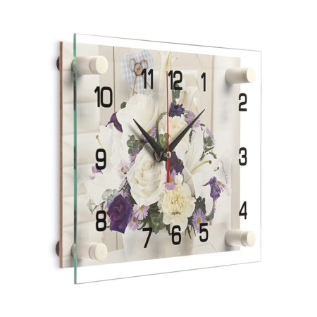 Watch wall, interior "bouquet", smooth HLD, 20 x 26 cm-1