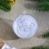 Christmas tree decoration for coloring "Santa Claus" Size: 8 cm; 2 pcs., Brush