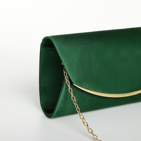 Female bag on a magnet, green color-3