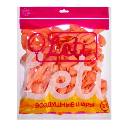 Shar Latex 5 "Makarun", set of 100 pcs., Water bombs, Orange color-1