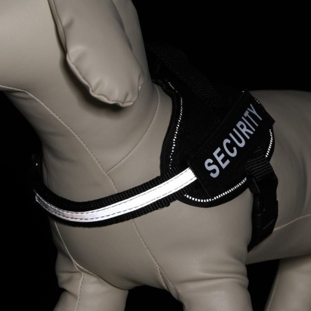 C9 harness is soft reflective, size XS, OG 38-50 cm, weight 3-6 kg, black-6