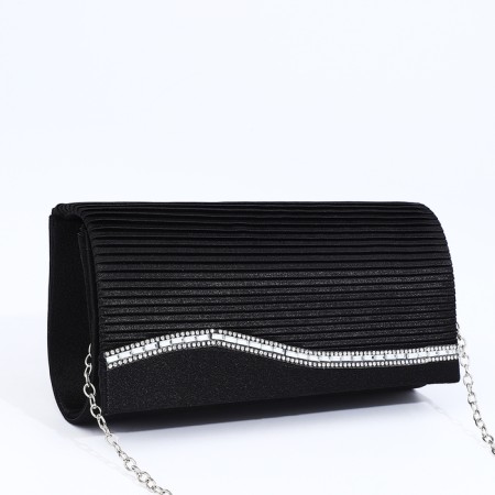 Magneta bag bag, long chain, black color-2