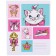 A set of notebooks 10 pieces, 12 sheets, in a cage, cover coated cardboard, cats aristocrats
