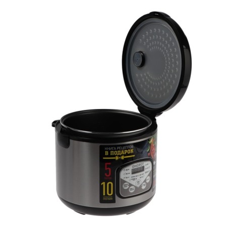 Energy EN-257, 900 W multicooker, 5 l, 10 programs, anti-stick coating, black-1