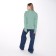 Women's longing, dark green color, size 50-52 (2xl)