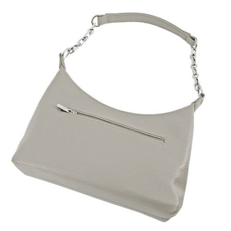 Women's bag B2809-23110, light gray, artificial leather, 27x9x16 cm-2