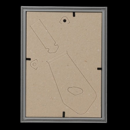 Photo frame plastic 15x21 cm silver-3