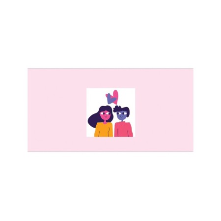 Basket for toys "Lovers, size 35x50 cm-1