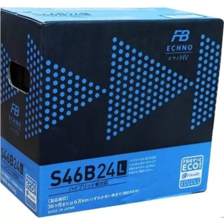 Battery FB ECHNO HV 45 Ah T/Cl AGM S46B24L, reverse polarity-2