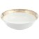Round Opal salad, decor “wide Kant Platinum, gold”, 23 cm