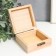 Casket wood for painting "Square" 4x8x8 cm