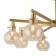 Caustra Freya Fr5183PL-08G Circle, 800x800x395 mm, E14, 8x60W, color gold