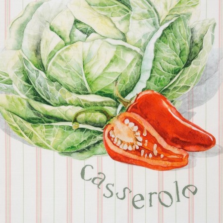 Ethel towel Vegetable 40x73 cm, 100% cotton, reps 210 g/m2-2