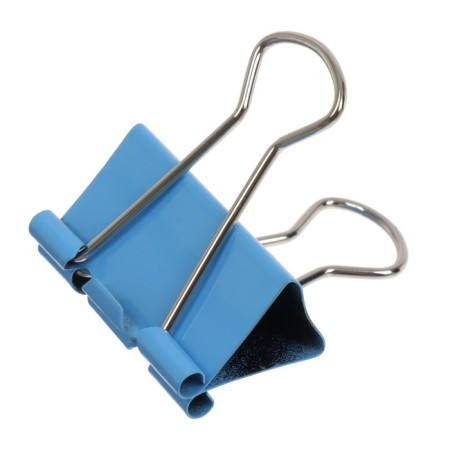 Paper clamps 32 mm, 12 pieces, Devente, metal, mix x 4 colors, cardboard box-3